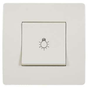 EL BASIC TG112A PUSH BUTTON SWITCH CREAM-OLD