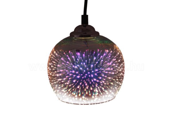 Κρεμαστό Φωτιστικό 1Φ 3D Γυαλί V-TAC 3830 - Image 2