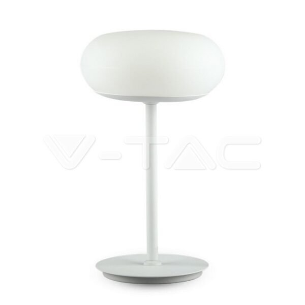 V-TAC 40071 Πορτατίφ 15W LED με Λευκό Καπέλο και Λευκή Βάση Dimmable 3000K Θερμό Λευκό Φως - Image 2