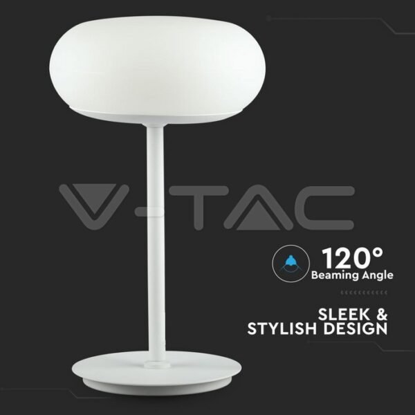 V-TAC 40081 Επιτραπέζιο φωτιστικό LED 25W Λευκό Θερμό Λευκό Dimmable - Image 6