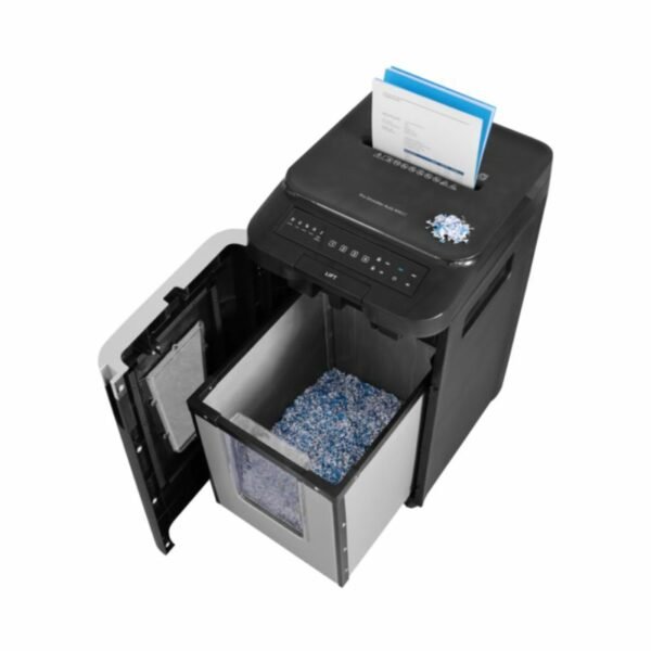 HP Pro Shredder Auto 400CC – 2822 Μαύρος καταστροφέας εγγράφων με συνδετήρες και καρτών Cross Cut P4 – 10 Manual /400 Auto x A4 – 53L - Image 7