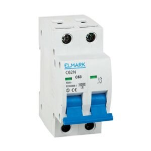 Elmark 2x63A Αυτόματη Ασφάλεια Ράγας 6kA Καμπύλη C 230V Προσφορά