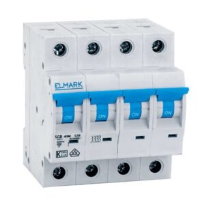 Elmark 4x63A Αυτόματη Ασφάλεια Ράγας 6kA Καμπύλη C 400V