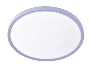 Inlight Πλαφονιέρα οροφής LED 60W 3CCT (by switch on base) σε ασημί απόχρωση D:75x2,5cm (42036-AA-Silver)