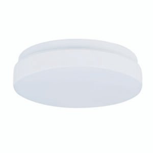 InLight Πλαφονιέρα οροφής από λευκό μέταλλο και λευκή οπαλίνα (42096-Γ)