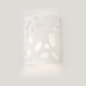 InLight Επιτοίχιο φωτιστικό λευκό από γύψο (43343)