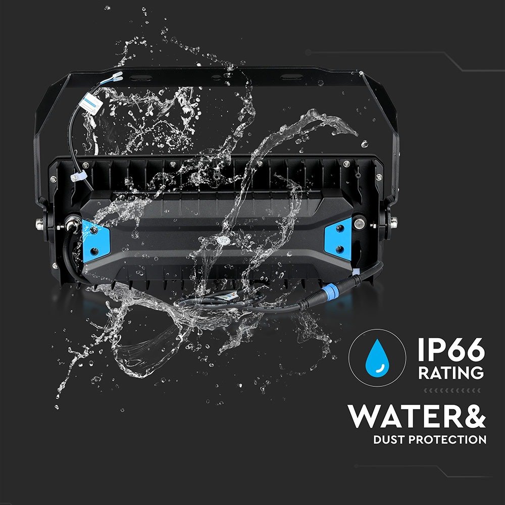 V-TAC 500 Προβολέας LED Samsung chip Meanwell driver 250W Ψυχρό λευκό 6000K Μαύρο σώμα Dimmable 120° - Image 6