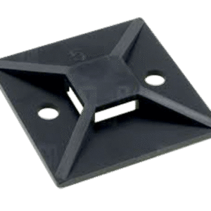 ΑΥΤΟΚΟΛΛΗΤΕΣ ΒΑΣΕΙΣ ΓΙΑ ΔΕΜΑΤΙΚΑ ΚΑΛΩΔΙΩΝ MT-25 ΜΑΥΡΕΣ (ΣΥΣΚΕΥΑΣΙΑ 100ΤΜΧ)