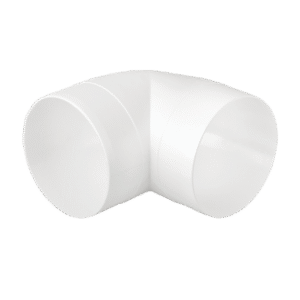 EL02-483 PVC KNEE 90° FOR ROUND DUCTS D150MM
