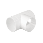 EL02-472 PVC T-JOINT FOR ROUND DUCTS D125MM