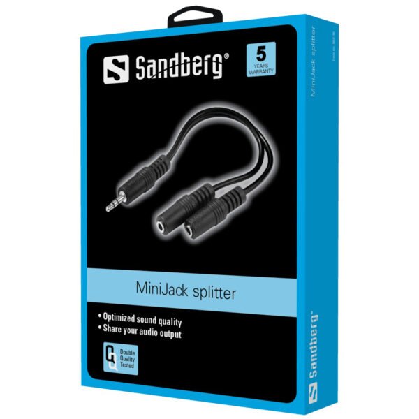 Sandberg MiniJack Splitter 1->2 - Image 2