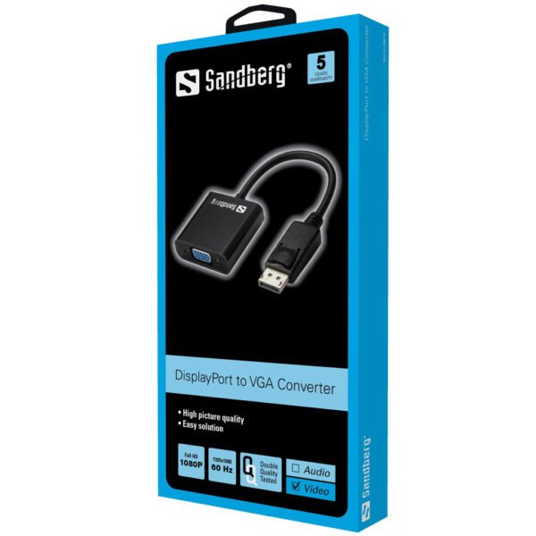 Sandberg Adapter DisplayPort>VGA - Image 2