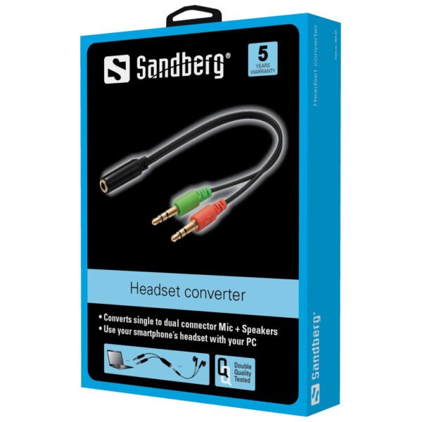 Sandberg Headset converter(mobile) > PC - Image 2