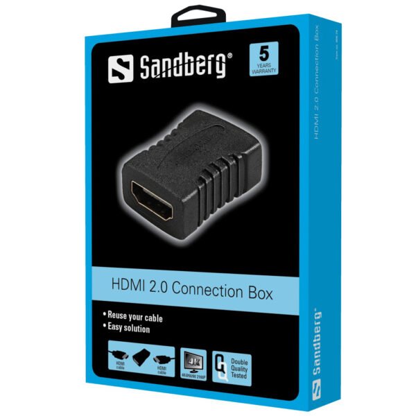 Sandberg HDMI 2.0 Connection F/F - Image 2