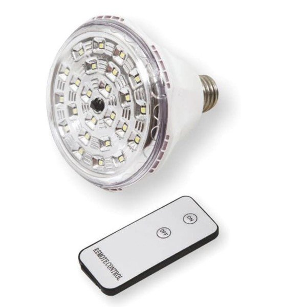 Φωτιστικό Ασφαλείας με υποδοχή Ε27 LED 2W 6000K 4V Ψυχρό Λευκό και Αυτονομία έως 6 ώρες 5496 Spotlight