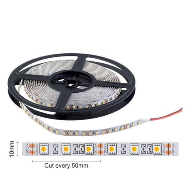 LED Ταινία 14.4W SMD 930lm/m 60LED/m 12V IP20 2700K Ρολό 5 μέτρα 5152 Spotlight
