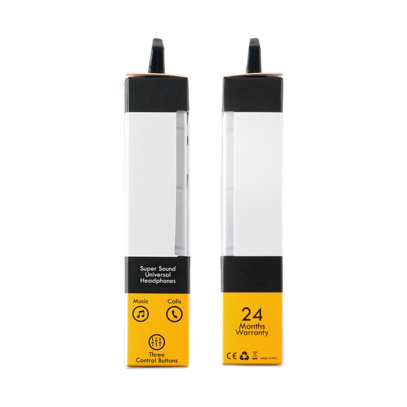 NSP RIPPLY HN28 Στέρεο UNIVERSAL Μαύρο HandsFree με βύσμα 3.5mm On/Off Type-C 1.2m - Image 3