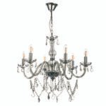 InLight Κρεμαστό φωτιστικό από διάφανο γυαλί και κρύσταλλα (5314-6-CLEAR)