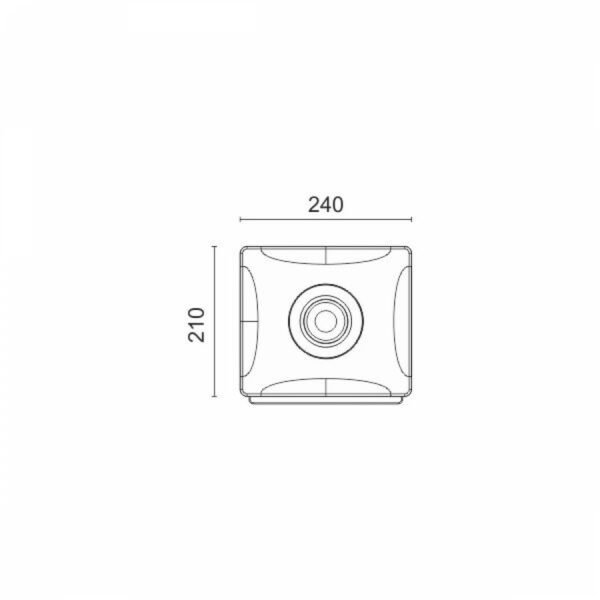 Spotlight 5499 Στεγανός Προβολέας LED 50W Φυσικό Λευκό 4000K IP65 - Image 2
