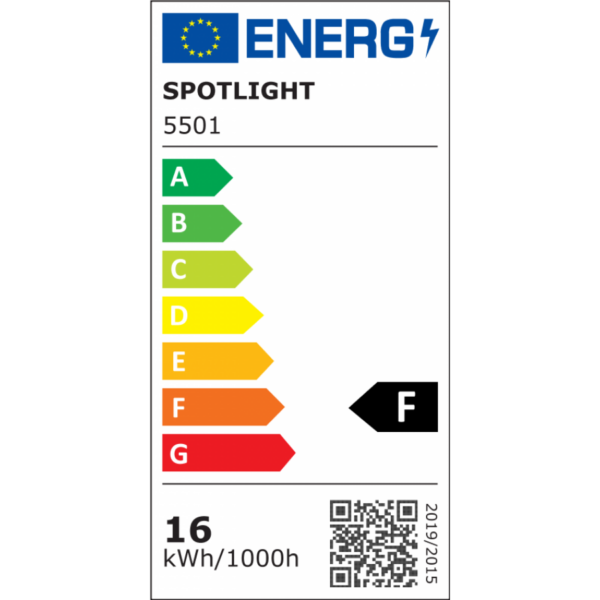 Spotlight 5501 Λάμπα LED για Ντουί E27 και Σχήμα G120 16W Ψυχρό Λευκό 1500lm - Image 2