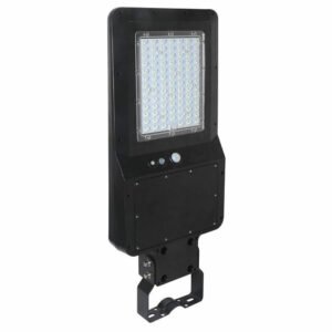 LED 40W 120lm/w Ηλιακό Φωτιστικό Δρόμου με Ανιχνευτή Κίνησης και Αισθητήρα Φωτός και Φυσικό Λευκό Φως 4000K σε Μαύρο Χρώμα IP65 5503 V-Tac