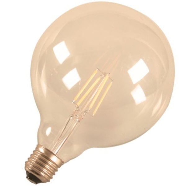 LED Filament Μπρονζέ Dimmable 7W G125 Ε27/Γλόμπος 360º 540lms 5508 Spotlight