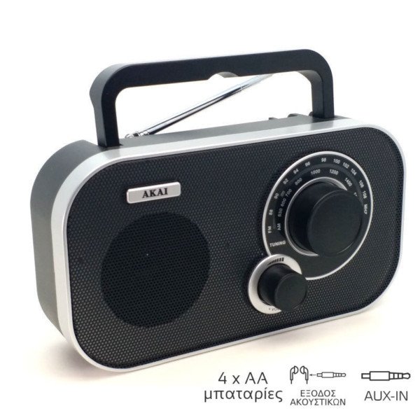 AKAI APR-5112 ΑΝΑΛΟΓΙΚΟ ΦΟΡΗΤΟ ΡΑΔΙΟΦΩΝΟ ΜΕ AUX-IN