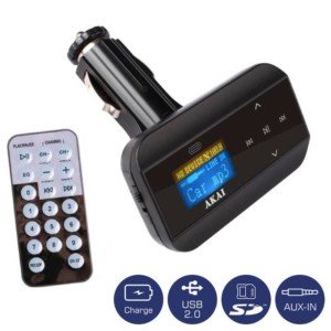 AKAI FMT-30 FM TRANSMITTER ΚΑΙ ΦΟΡΤΙΣΤΗΣ ΑΥΤΟΚΙΝΗΤΟΥ ΜΕ USB