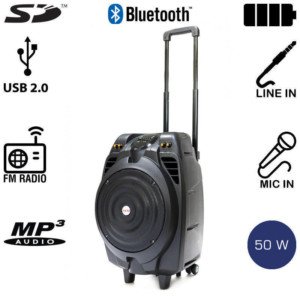AKAI SS023A-X10 ΦΟΡΗΤΟ ΗΧΕΙΟ BLUETOOTH ΜΕ ΕΝΙΣΧΥΤΗ