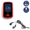 OSIO SRM-9280BR MP3 / VIDEO PLAYER ΜΕ ΚΛΙΠ ΚΟΚΚΙΝΟ 8GB