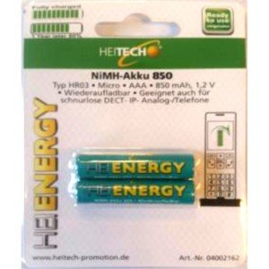 HEITECH 04002162 ΜΠΑΤΑΡΙΕΣ ΕΠΑΝΑΦΟΡΤΙΖΟΜΕΝΕΣ ΤΥΠΟΥ ΑΑΑ/LR03/Micro
