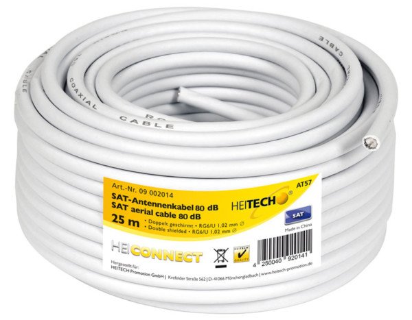 HEITECH 09002014 ΚΑΛΩΔΙΟ ΤΗΛΕΟΡΑΣΗΣ 25m