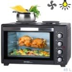 FIRST AUSTRIA FA-5045-4 ΦΟΥΡΝΑΚΙ ΜΕ ΑΕΡΑ ΦΩΣ ΚΑΙ 2 ΜΑΤΙΑ 45L 3200W