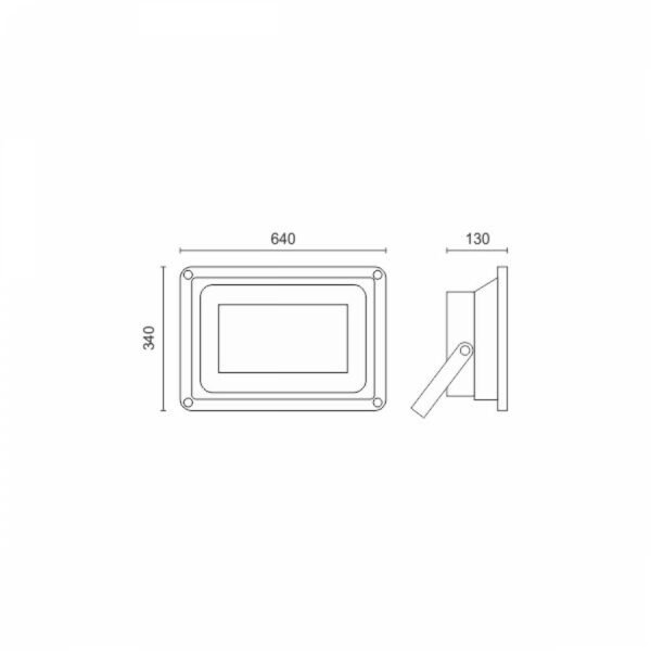 Spotlight 5619 Στεγανός Προβολέας LED 400W Ψυχρό Λευκό 6000K IP65 - Image 2