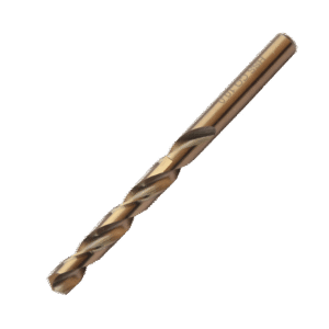 TWIST DRILL DIN338 TIN FINISHING 135° M35 7mm