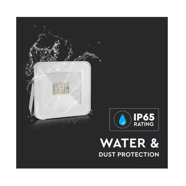 Προβολέας LED 20W Λευκό Σώμα Ασύρματος Bluetooth IP65 100° 1400lm RGB+3000K-6400K V-TAC 5984 - Image 6