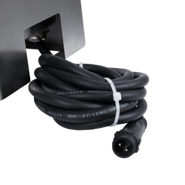 GloboStar® CYBOLITHOS 60947 Χωνευτό Φωτιστικό Σποτ Δαπέδου LED 2W 265lm 120° DC 24V Αδιάβροχο IP68 IK06 Μ10 x Π10 x Υ8cm 4500K Dimmable - Tempered Γαλακτερό Γυαλί & Ανοξείδωτο Ατσάλι - Bridgelux Chip - 3 Χρόνια Εγγύηση - Image 7