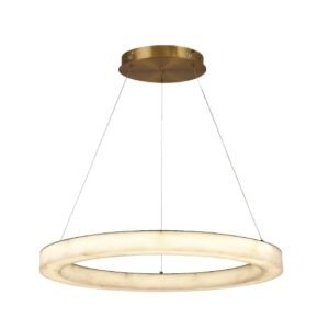 InLight Κρεμαστό φωτιστικό, Alabaster, 25W, 2750 lm, 3CCT (by switch on base)D: 60X6cm(6115-B)