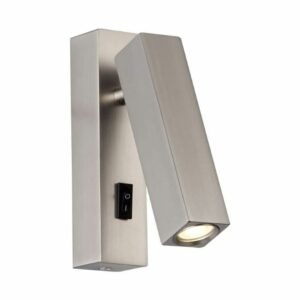 Μονό Σποτ/Απλίκα με Ενσωματωμένο LED 3W ουδέτερο Φως 4000K με διακόπτη ON/OFF σε Νίκελ Ματ 6220 Spotlight