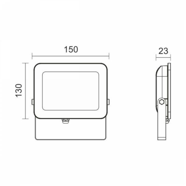 Spotlight 6237 Στεγανός Προβολέας LED 30W Ψυχρό Λευκό 6000K IP65 - Image 2