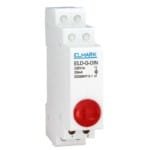 Ενδεικτική Λυχνία Ράγας LED Κόκκινη Elmark ELD - R - DIN