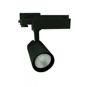 Σποτ Ράγας LED Ρυθμιζόμενο 40W 3000K Μαύρο Spotlight 6351