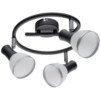 Απλίκα/Spot EDDY Μεταλλική Μαύρη 3XE14 955EDDY3/BL ELMARK