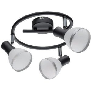 Απλίκα/Spot EDDY Μεταλλική Μαύρη 3XE14 955EDDY3/BL ELMARK