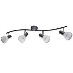 Απλίκα/Spot EDDY Μεταλλική Μαύρη 4XE14 955EDDY4/BL ELMARK