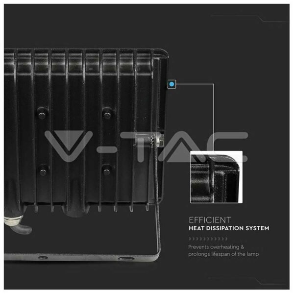 Στεγανός Προβολέας LED 100W Ψυχρό Λευκό 6400K 8700lms IP65 6723 V-TAC - Image 7
