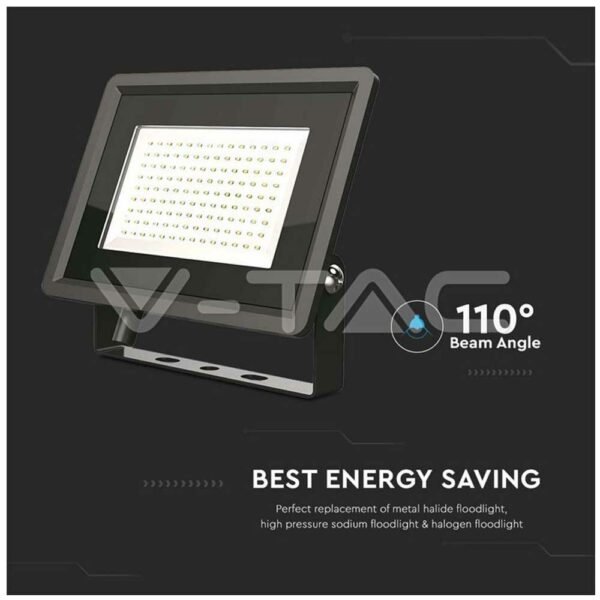 Στεγανός Προβολέας LED 100W Ψυχρό Λευκό 6400K 8700lms IP65 6723 V-TAC - Image 6