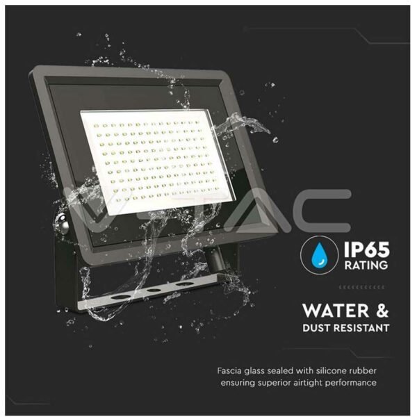 Στεγανός Προβολέας LED 100W Ψυχρό Λευκό 6400K 8700lms IP65 6723 V-TAC - Image 5