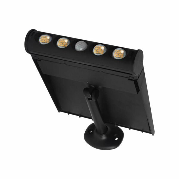 V-TAC 6850 LED ηλιακό φωτιστικό επιτοίχιο 8W ψυχρό λευκό 6000K μαύρο σώμα με ανιχνευτή - Image 5