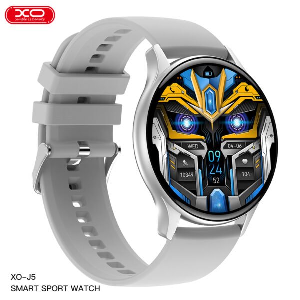 XO J5 Smart Sports Call Watch (Silver) - Image 3